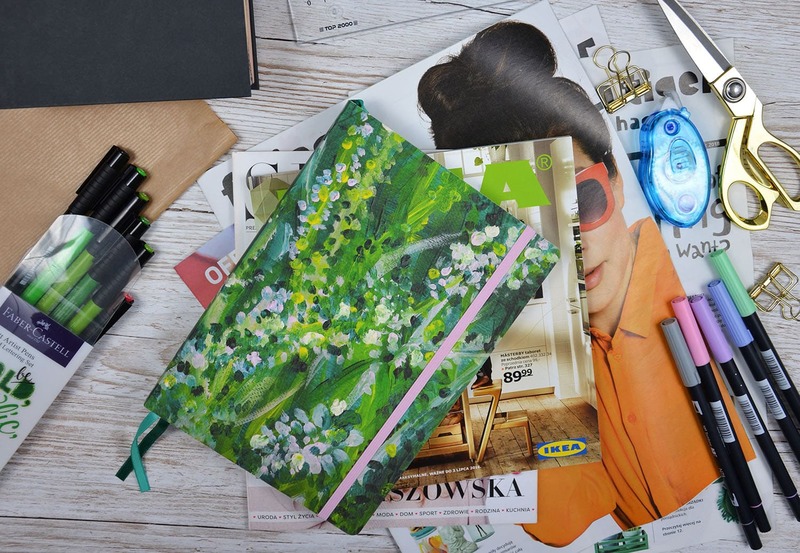 Materiały potrzebne do stworzenia art journala.